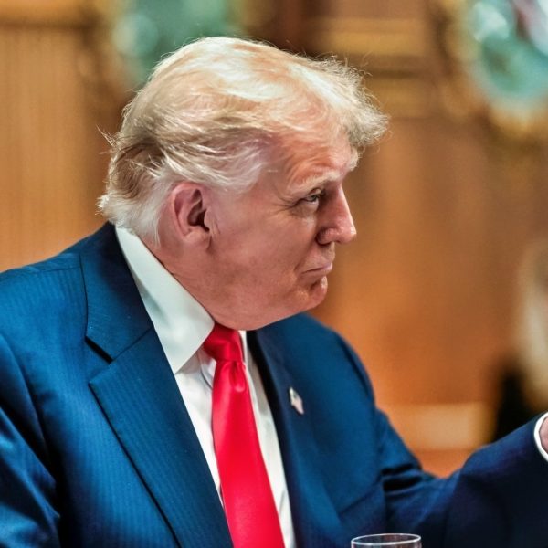 President Donald Trump participates in a working lunch meeting with Japanese Prime Minister Sanae Takaichi, Tuesday, October 28, 2025, at Akasaka Palace in Tokyo, Japan. (Official White House Photo by Daniel Torok)