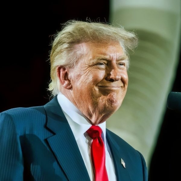 President Donald J. Trump delivers remarks at the General Motors Proving Ground in Milford, Michigan, Monday, July 27, 2026. (Official White House Photo by Daniel Torok)
