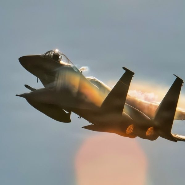 A U.S. Air National Guard F-15 Eagle from the 159th Fighter Wing, Louisiana Air National Guard, takes off during exercise Sentry Aloha 26-1 at Joint Base Pearl Harbor-Hickam, Hawaii, Jan. 27, 2026. The training demonstrates the 154th Wing’s capability to lead large-force employment exercises, reinforcing the Guard's position as a vital component of the nation's operational force. (U.S. Air National Guard photo by Senior Master Sgt. Mysti Bicoy)