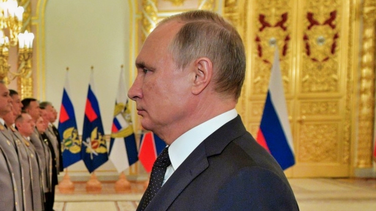 Putin with Military in 2018 Creative Commons Image