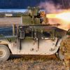U.S. Paratroopers, assigned to 1st Squadron, 91st Cavalry Regiment, 173rd Airborne Brigade, fire a Tube-launched, Optically tracked, Wire-guided (TOW) missile at the 7th Army Training Command’s Grafenwoehr Training Area, Germany, Dec. 13, 2022. The 173rd Airborne Brigade is the U.S. Army Contingency Response Force in Europe, capable of projecting ready forces anywhere in the U.S. European, Africa or Central Commands' areas of responsibility.