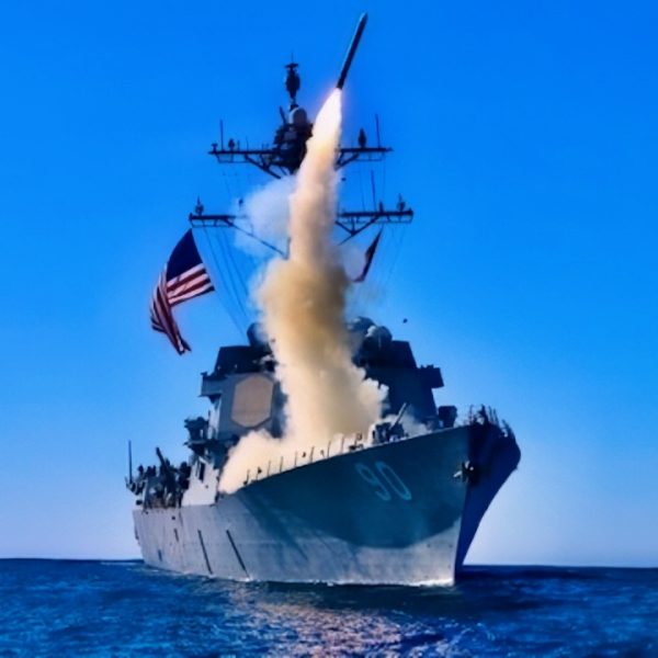 (Dec. 01, 2020) - The guided-missile destroyer USS Chafee (DDG 90) launches a Block V Tomahawk, the weapon’s newest variant, during a missile exercise. This event marked the first time a Block V Tomahawk missile was operationally tested, marking the Navy’s transition to a more advanced capability for the fleet. Block V includes an upgrade that will enhance navigation performance and provide robust and reliable communications. Chafee is currently assigned to Carrier Strike Group ONE and is homeported in Pearl Harbor. (U.S. Navy photo by Ens. Sean Ianno/Released)