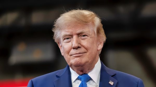 President Donald J. Trump delivers remarks at the David S. Mack Center for Training and Intelligence in Garden City, New York, Friday, August 14, 2026. (Official White House Photo by Molly Riley)