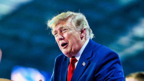President Donald J. Trump attends the finale of the inaugural Patriot Games youth sports competition at SPIRE Academy in Geneva, Ohio, Tuesday, August 11, 2026. (Official White House Photo by Daniel Torok)