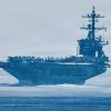 Nimitz-class aircraft carrier USS George Washington (CVN 73) conducts routine operations while underway in the South China sea July 23, 2026. The George Washington Carrier Strike Group is operating in the U.S. 7th Fleet area of operations. George Washington is the U.S. Navy’s premiere forward-deployed aircraft carrier, a long-standing symbol of the United States’ commitment to maintaining a free and open Indo-Pacific, while operating alongside allies and partners across the U.S. Navy’s largest numbered fleet. (U.S. Navy photo by Mass Communication Specialist Seaman Andrew Novak)
