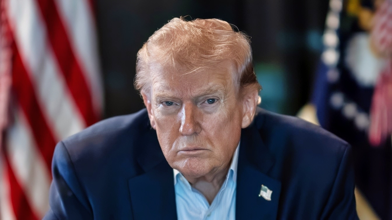 President Donald J. Trump oversees Operation Epic Fury at Mar-a-Lago, Palm Beach, FL, March 1, 2026. (White House photo by Daniel Torok)
