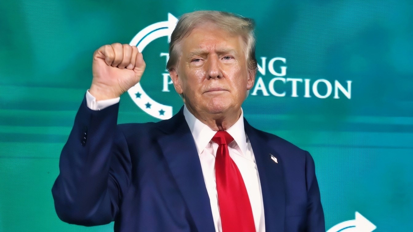 Trump at Turning Point Creative Commons Image
