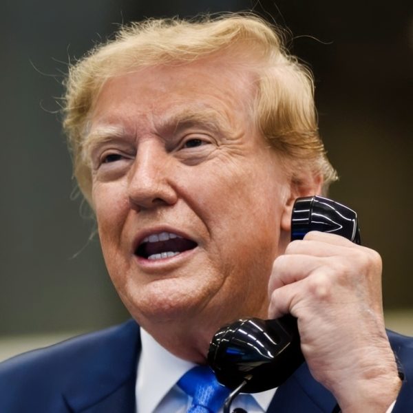 President Donald J. Trump calls the International Space Station from NASA Mission Control Center at the NASA Johnson Space Center, Friday, August 28, 2026, in Houston, Texas. (Official White House Photo by Daniel Torok)