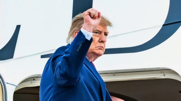 President Donald J. Trump boards Air Force One at Joint Base Andrews, Maryland on Wednesday, October 28, 2026, for a campaign trip to Chillicothe, Ohio. (Official White House Photo by Patrick Witty)