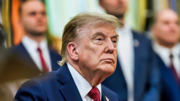 President Donald J. Trump makes an announcement on American nuclear innovation, Friday, July 24, 2026, in the Oval Office. (Official White House Photo by Molly Riley)