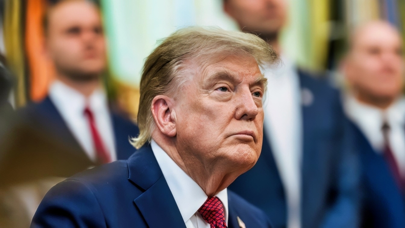 President Donald J. Trump makes an announcement on American nuclear innovation, Friday, July 24, 2026, in the Oval Office. (Official White House Photo by Molly Riley)