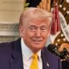 President Donald Trump delivers remarks at a business session with the nation’s governors, Friday, February 21, 2025, in the State Dining Room of the White House. (Official White House Photo by Harrison Koeppel)