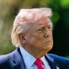 President Donald J. Trump speaks with members of the media before boarding Marine One on the South Lawn of the White House, Thursday, April 16, 2026, en route Joint Base Andrews for a trip to Las Vegas. (Official White House Photo by Molly Riley)