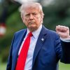 President Donald J. Trump departs the White House via the South Lawn on Thursday, September 11th, 2025. (Official White House Photo by Harrison Koeppel)