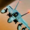 A U.S. Navy F/A-18 Super Hornet approaches a U.S. Air Force KC-135 Stratotanker to refuel in the U.S. Central Command area of responsibility Aug. 3, 2026. (U.S. Air Force photo by Senior Airman Adriana Jordan-Alcaniz)