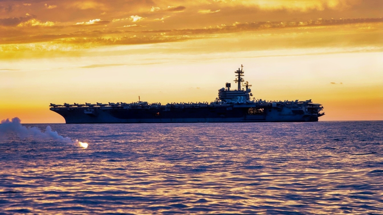 ADRIATIC SEA (Sep. 4, 2022) Chief the Nimitz-class aircraft carrier USS George H.W. Bush (CVN 77), conducts small boat operations, Sep. 4, 2022. The George H.W. Bush Carrier Strike Group is on a scheduled deployment in the U.S. Naval Forces Europe area of operations, employed by U.S. Sixth Fleet to defend U.S., allied and partner interests. (U.S. Navy photo by Mass Communication Specialist 2nd Class Stuart Posada)